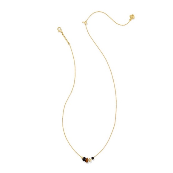 Kendra Scott Faye Strand Necklace - Brown Mix NWT - Picture 2 of 7